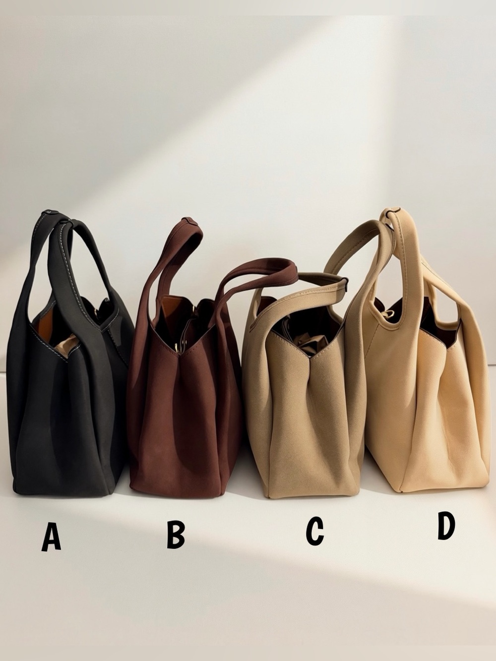 Suede Handbag - Picture 7 of 8